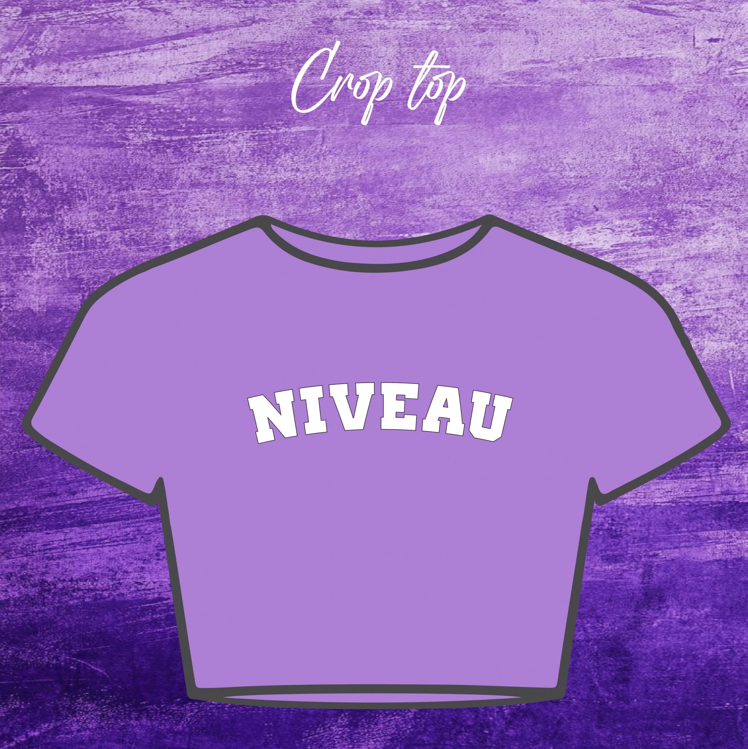 Crop top violet