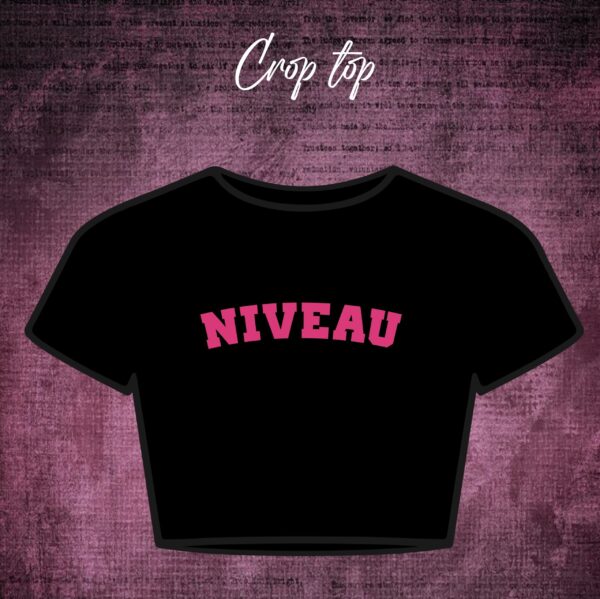 Crop top noir