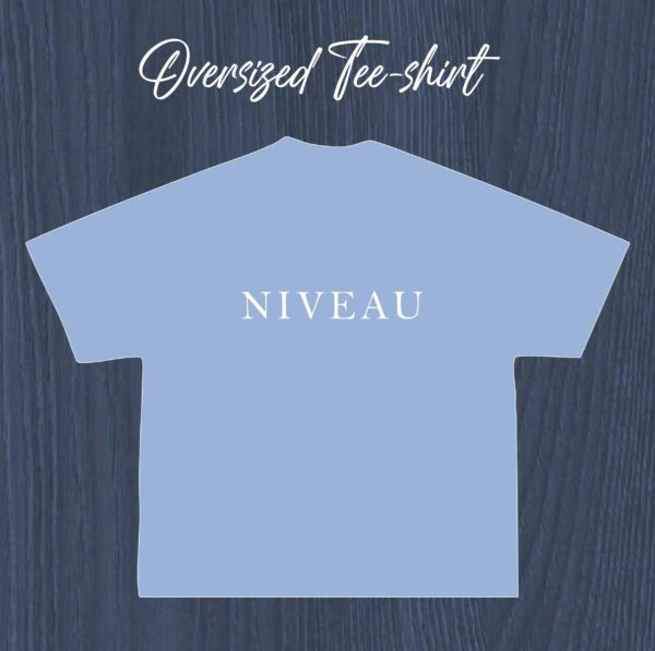 oversized t-shirt bleu