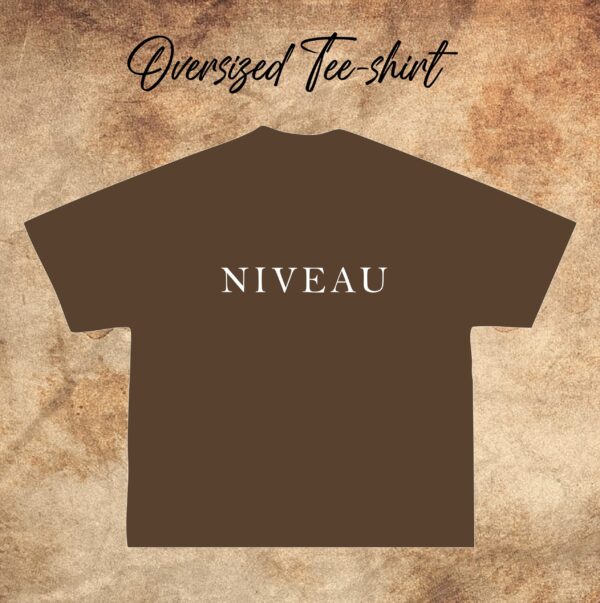oversized t-shirt marron