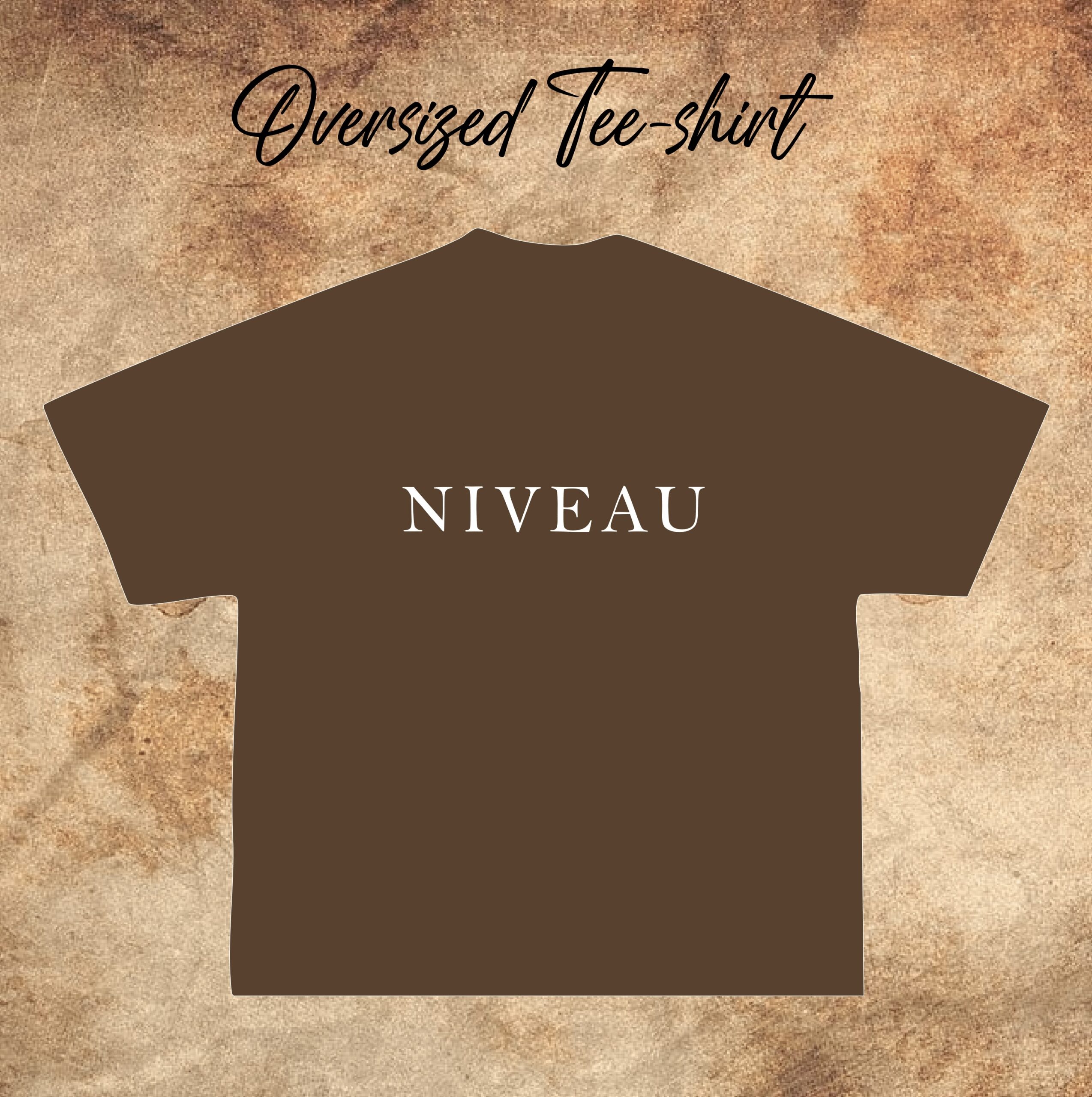 oversized t-shirt marron