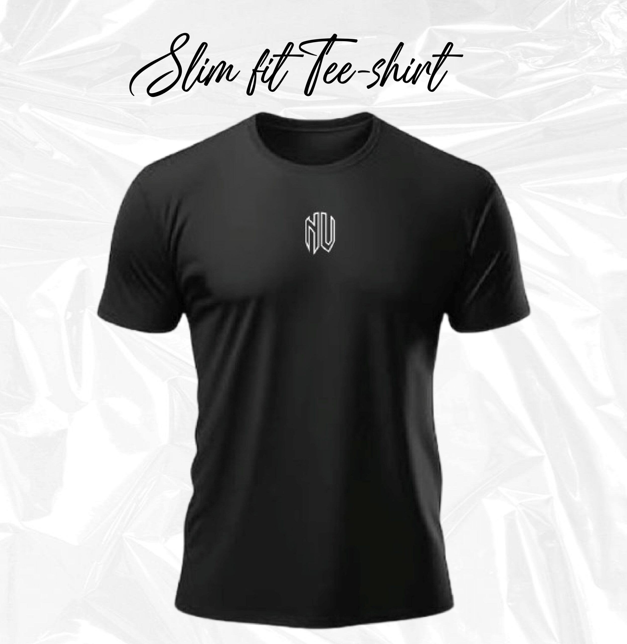 Slim fit t-shirt noir