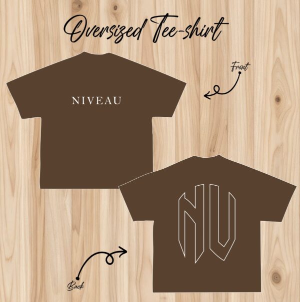 oversized t-shirt marron NV
